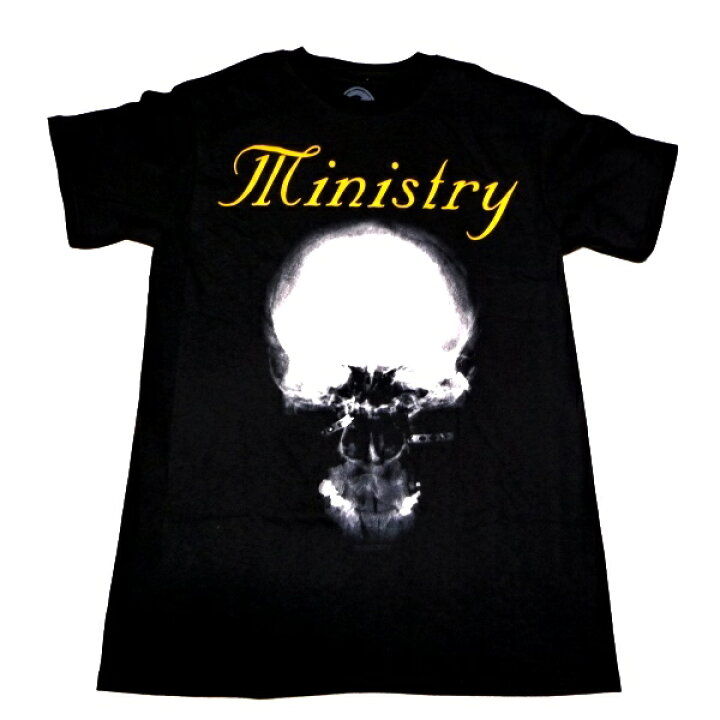 楽天市場】MINISTRY ミニストリーMIND SKULL オフィシャル バンドT 