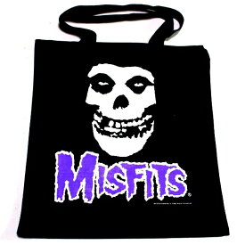 MISFITS ミスフィッツFIEND SKULL PURPLE TOTE BAG オフィシャル トートバッグ メール便発送可