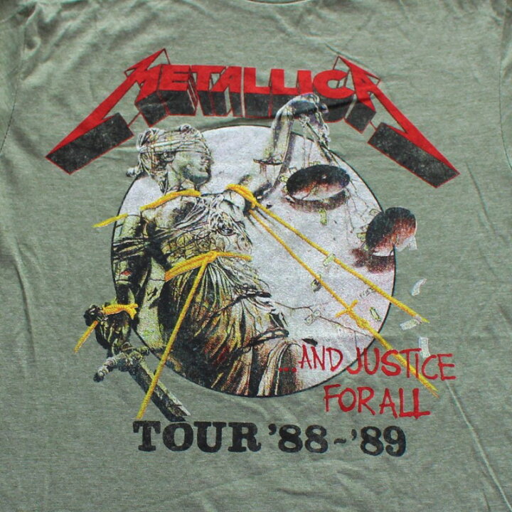 楽天市場】METALLICA メタリカAND JUSTICE FOR ALL TOUR 88-89 