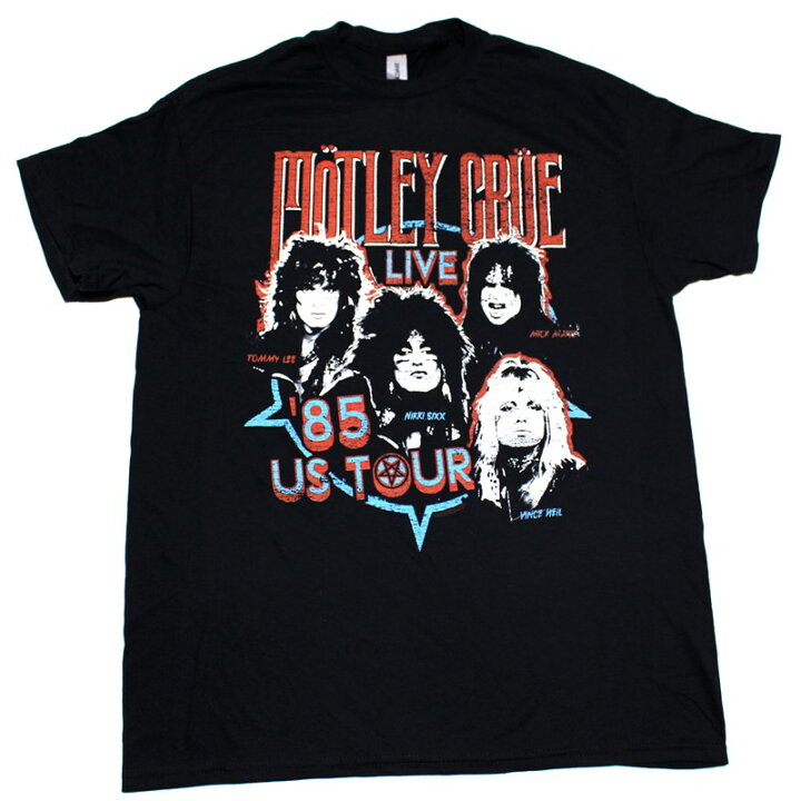 楽天市場】MOTLEY CRUE モトリークルーLIVE 85 オフィシャル バンドT 