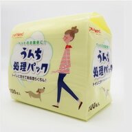 [pet friend] ペットフレンド 　ペットのお散歩に！うんち処理パック（100枚入）×6個セット　トイレに流…