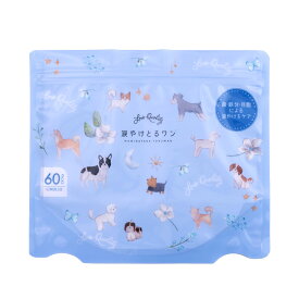 楽天スーパーSALE 期間限定価格 Love Quality 犬用【涙やけとるワン】60包入 原産国 日本 鉄分 菌 目脂汚れ 口まわり 耳掃除 安心 低刺激