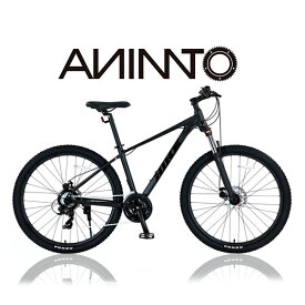【ANIMATOアニマート】 MTB HIKE SX-275(ハイク) 27.5インチ マウンテンバイク ディスクブレーキ おしゃれ 街乗り シマノ21段変速 【軽量アルミフレーム】