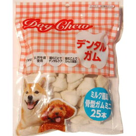 ペットケアー ドッグチュー ミルク風味 骨型ガム ミニ 25本入