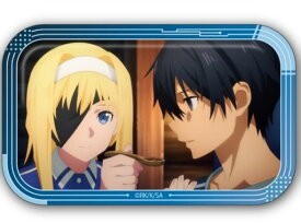 ソードアート・オンライン アリシゼーション War of Underworld しかくい缶バッジ アリス＆キリト 単品 SAO《ポスト投函 配送可》