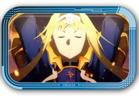 ソードアート・オンライン アリシゼーション War of Underworld しかくい缶バッジ アリス 目閉じ A 単品 SAO《ポスト投函 配送可》