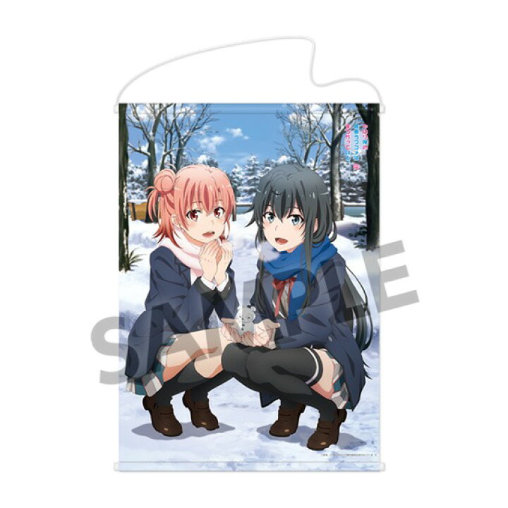 楽天市場 新品 やはり俺の青春ラブコメはまちがっている 続 描き下ろしb2タペストリー 雪乃 結衣 19 Winter Ver 雪ノ下雪乃 由比ヶ浜結衣 タペストリー アニメグッズ専門店earth