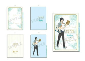 【新品】夏目友人帳 バースデー 3ポケットクリアファイル 田沼要 ニャンコ先生 アニメイト限定