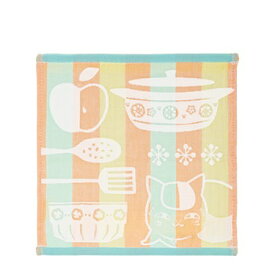 【新品】一番くじ 夏目友人帳 ニャンコ先生キッチン D賞 D-2 ハンドタオル チェック 緑 単品 ガーゼタオル 《ポスト投函 配送可》