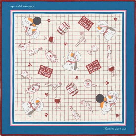 【新品】一番くじ 夏目友人帳 ニャンコ先生のまんぷくビストロ E賞 テーブルナプキン 青 フライパン《ポスト投函 配送可》