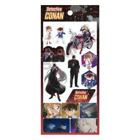 名探偵コナン 平面ステッカー ターゲット 江戸川コナン ベルモット ウォッカ ジン 灰原哀 グッズ ステッカー シール