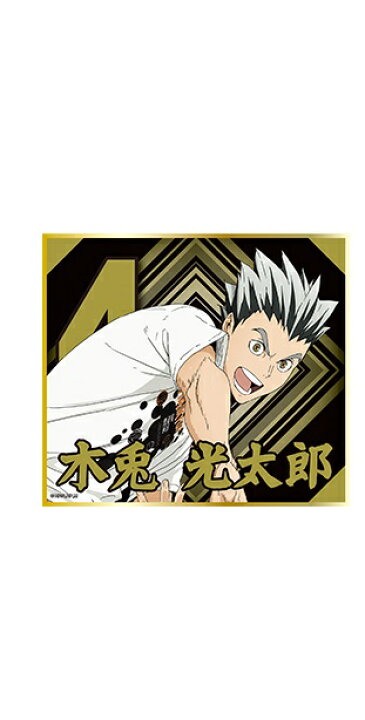 楽天市場 ハイキュー 合同練習会 トレーディング箔ミニ色紙 木兎光太郎 単品 ポスト投函 配送可 アニメグッズ専門店earth