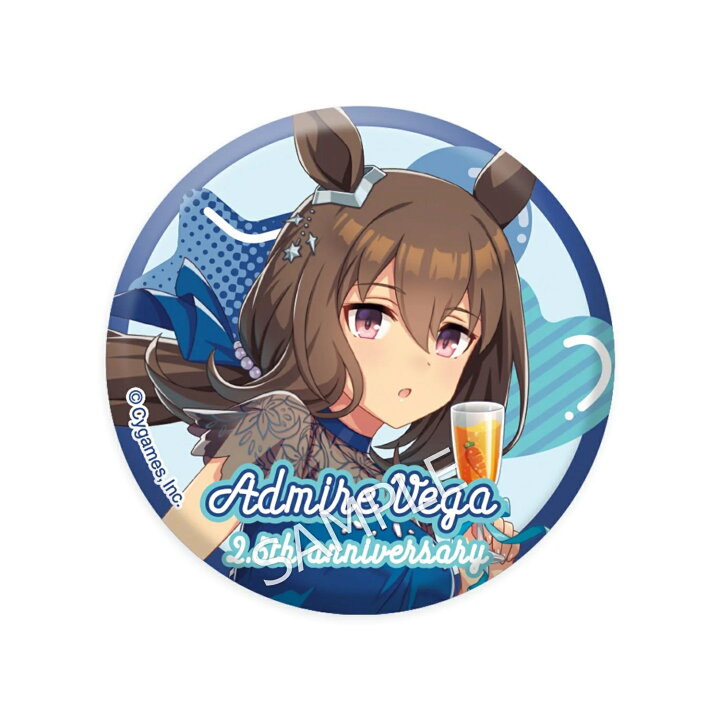 楽天市場】ウマ娘 プリティーダービー 缶バッジ アドマイヤベガ 2.5th 
