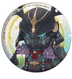 Fate Samurai Remnant Collaboration Cafe トレーディングホログラム缶バッジ ライダー サムライレムナント motto cafe