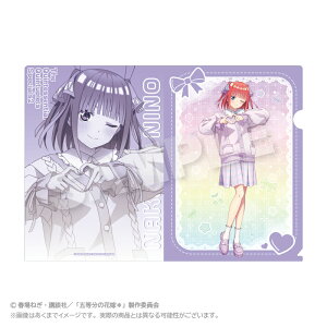 五等分の花嫁* 二乃 クリアファイル ゆめかわせいふくVer. 中野二乃 五等分の花嫁 グッズ