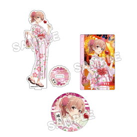 由比ヶ浜結衣 グッズセット やはり俺の青春ラブコメはまちがっている。完 グッズセット 由比ヶ浜 結衣 グッズ 俺ガイル アクリルフィギュア アクリルカード ホロ缶バッジ セット