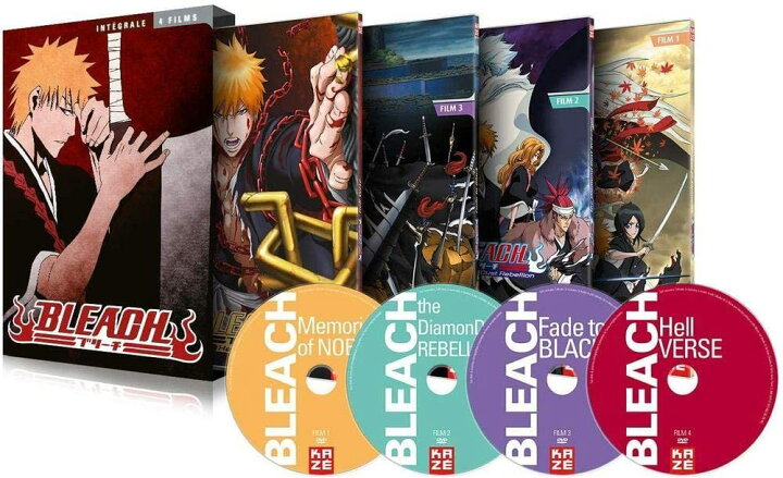 楽天市場 Bleach ブリーチ アニメ 劇場版 4作品 Dvd Box 久保帯人 週刊少年ジャンプ 死神 バトル アクション ファンタジー アニメ ギフト ラッピング プレゼント 大容量 あす楽 New 新品 送料無料 アニメdvd専門店 アニメストア