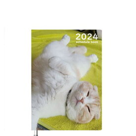 【予約販売】 金の猫 じゅんちゃん 犬と猫の親バカ日記 2024年 A5 スケジュール帳 AF24216