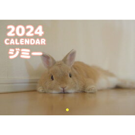 【予約販売】 うさぎのジミー 2024年 壁掛け カレンダー　ジミー KK24037