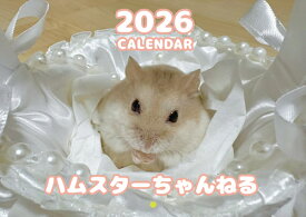 【予約販売】 ハムスターちゃんねる 2026年 壁掛けカレンダー KA26283