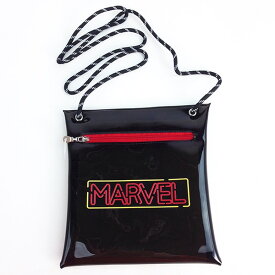 MARVEL マーベル クリアミニショルダーBAG カバン ネオンRD グッズ 送料込み＊ (MCD)