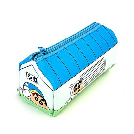 クレヨンしんちゃん シロの小屋型ペンポーチ 文房具 ブルー ブルー 送料込み