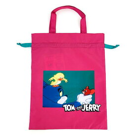 トムとジェリー ハッピーイースター 巾着バッグ トートバッグ かばん 巾着袋 ピンク 送料込み