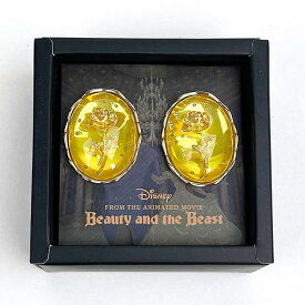 ディズニー クリアドームイヤリング (ゴールド) 美女と野獣 アクセサリー Disney