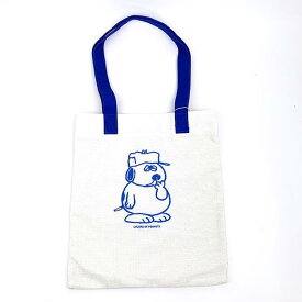 スヌーピー フラットトートバッグ ブルー かばん トート キャラクターグッズ