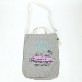 スヌーピー ショルダートート グレー ビーグルスカウト バッグ お出かけ 学校