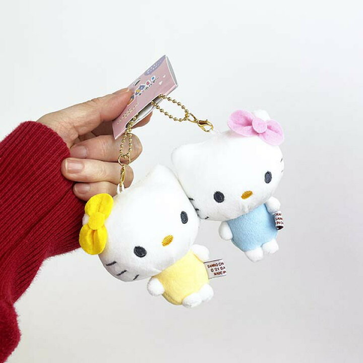 楽天市場】サンリオ ハローキティ＆ミミィ ニコヌイキーホルダー 