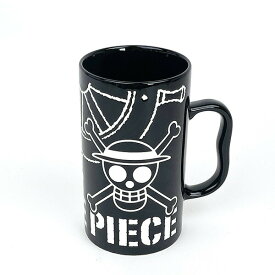 ワンピース 撥水ジョッキマグ 海賊旗 (黒) ONE PIECE 日本製 日本製