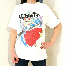 ワンピース ヤマト Tシャツ(ホワイト) Lサイズ アパレル ジャンプ