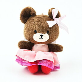 くまのがっこう プレゼントフォーミー ジャッキー チャームマスコット ぬいぐるみ ピンク