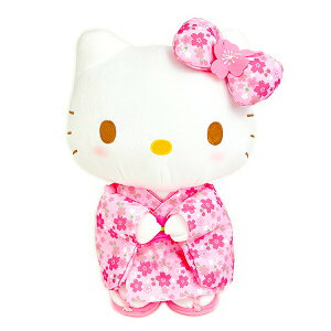 サンリオ ハローキティ 桜着物 ぬいぐるみ(M) Sanrio