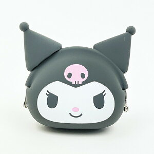 サンリオ クロミ シリコンがまぐちポーチ mimi POCHI ブラック Sanrio