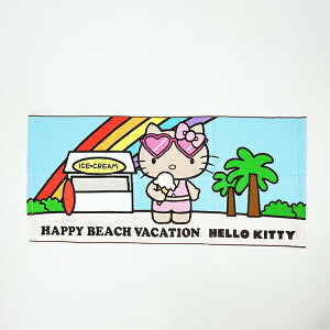 サンリオ ハローキティ 日焼け キティ フェイスタオル アイス Sanrio