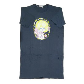 水森亜土 スーパーBIGTシャツ(L) ワンピース ネイビー アパレル