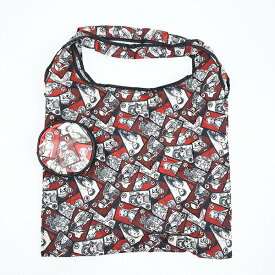 ワンピース ONE PIECE ポーチ付きエコバッグ レッド