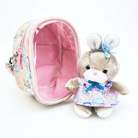 SWIMMER(スイマー) × 吉徳レトロ ミニ キャンディ ぬいぐるみ 衣装＆ポーチセット(ピンク) キャラクターグッズ
