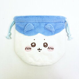 ちいかわ ハチワレ フェイス巾着 ポーチ キャラクターグッズ