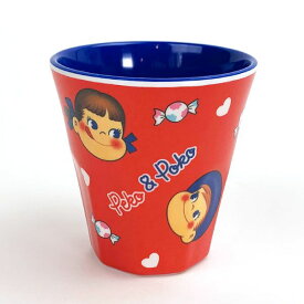 ペコちゃん ポコちゃん メラミンタンブラー コップ レッド 日本製 送料込み