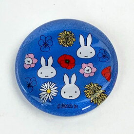 miffy ミッフィー ガラス箸置き BL Miffy floral 箸休め ブルー 日本製 送料込み