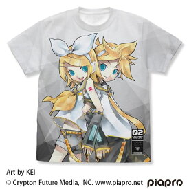 鏡音リン・レン フルグラフィック Tシャツ ホワイト Mサイズ 送料込み