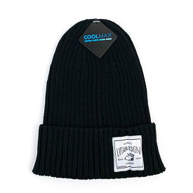 スヌーピー WSP クールマックス ニット帽 ブラック クール サマー 帽子 キャップ DIY ガーデニング アウトドア 送料込み