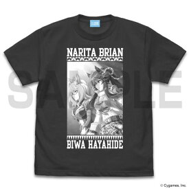 ウマ娘 ナリタブライアン Two Pieces Tシャツ S ブラック ビワハヤヒデ 服 半袖 アパレル サマー インテリア 送料込み