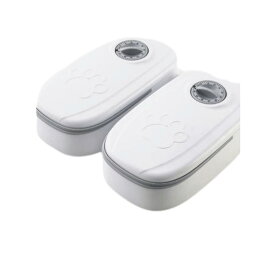 【ランキング入賞品】 自動給餌器 2匹 犬 猫 自動餌やり機 ペット タイマー 自動 2匹 ペットフード オートペットフィーダー 電池式 フードディスペンサー