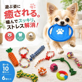 ロープトイ 犬 天然素材 おもちゃ 歯磨き ロープ フリスビー ボール セット 投げ輪 丈夫 長持ち