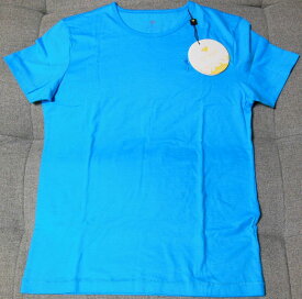 GINKGO Tシャツ 縫製が良いベトナムブランド 水色 無地 シンプル Mサイズ
