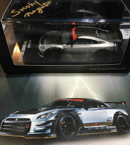 Signed by Mr. Smoky Nagata X[L[ic̃TCII1/43 Tiger Gate Japan(^CK[Q[gWp) R35 TOP SECRET GT-R CAR MODEL TOP SECRET GOLD/TOP SECRET SILVER/TOP SECRET RED 3sets 3ZbgIԖ͌^ 
